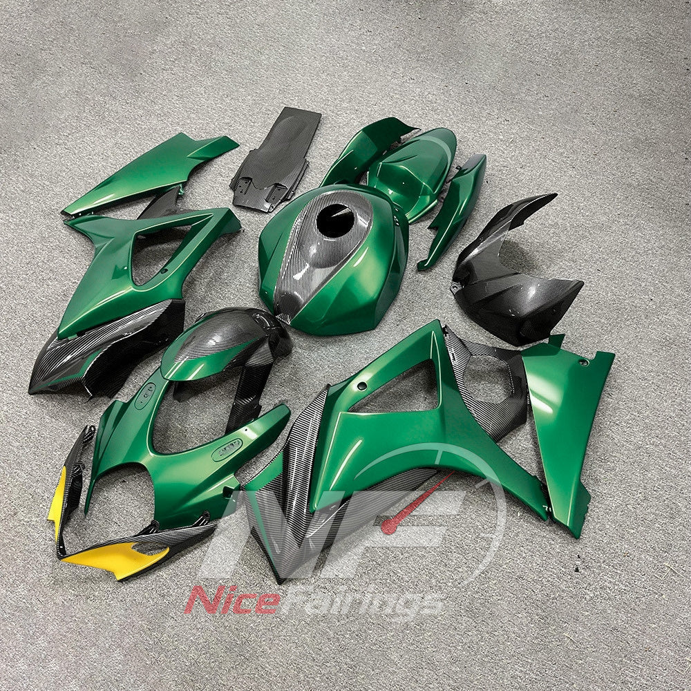 Painted Cowling Panel Set Fits 2007-2008 Suzuki GSX-R1000 | NiceFairings - front angle image