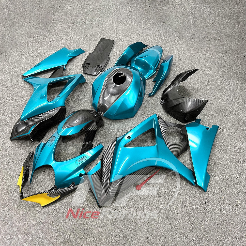 Sportbike Bodywork Set Compatible with Suzuki GSX-R1000 2007-2008 | NiceFairings - front angle image
