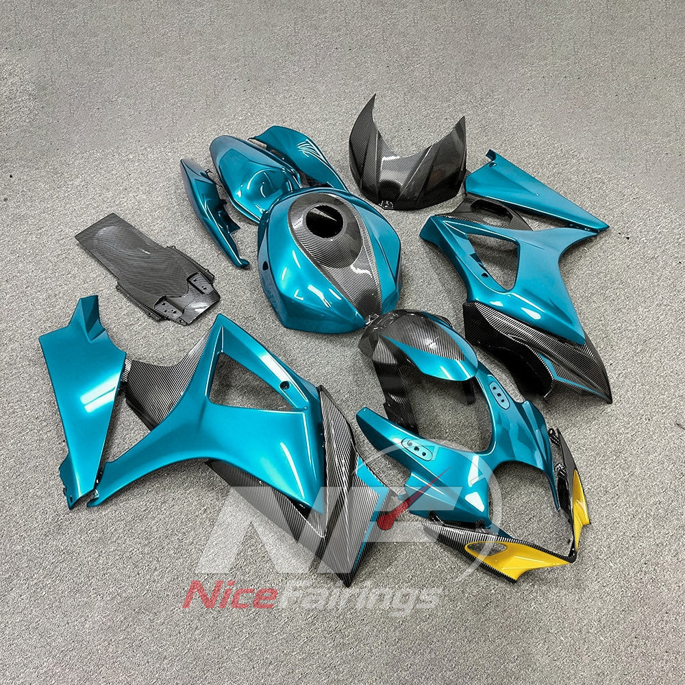 Sportbike Bodywork Set Compatible with Suzuki GSX-R1000 2007-2008 | NiceFairings - side angle image