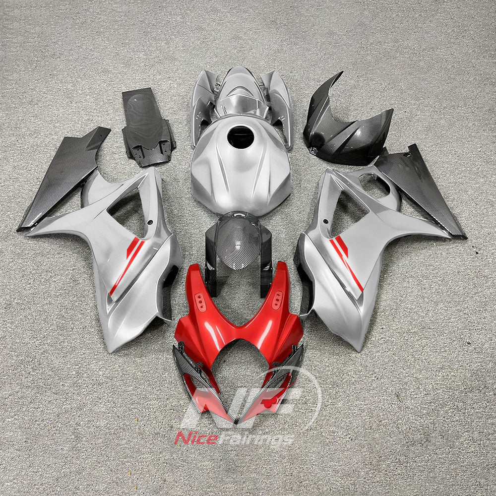 Custom-Painted Motorcycle Cowling Kit Compatible with Suzuki GSX-R1000 2007-2008 | NiceFairings - paint design NO.8 option image