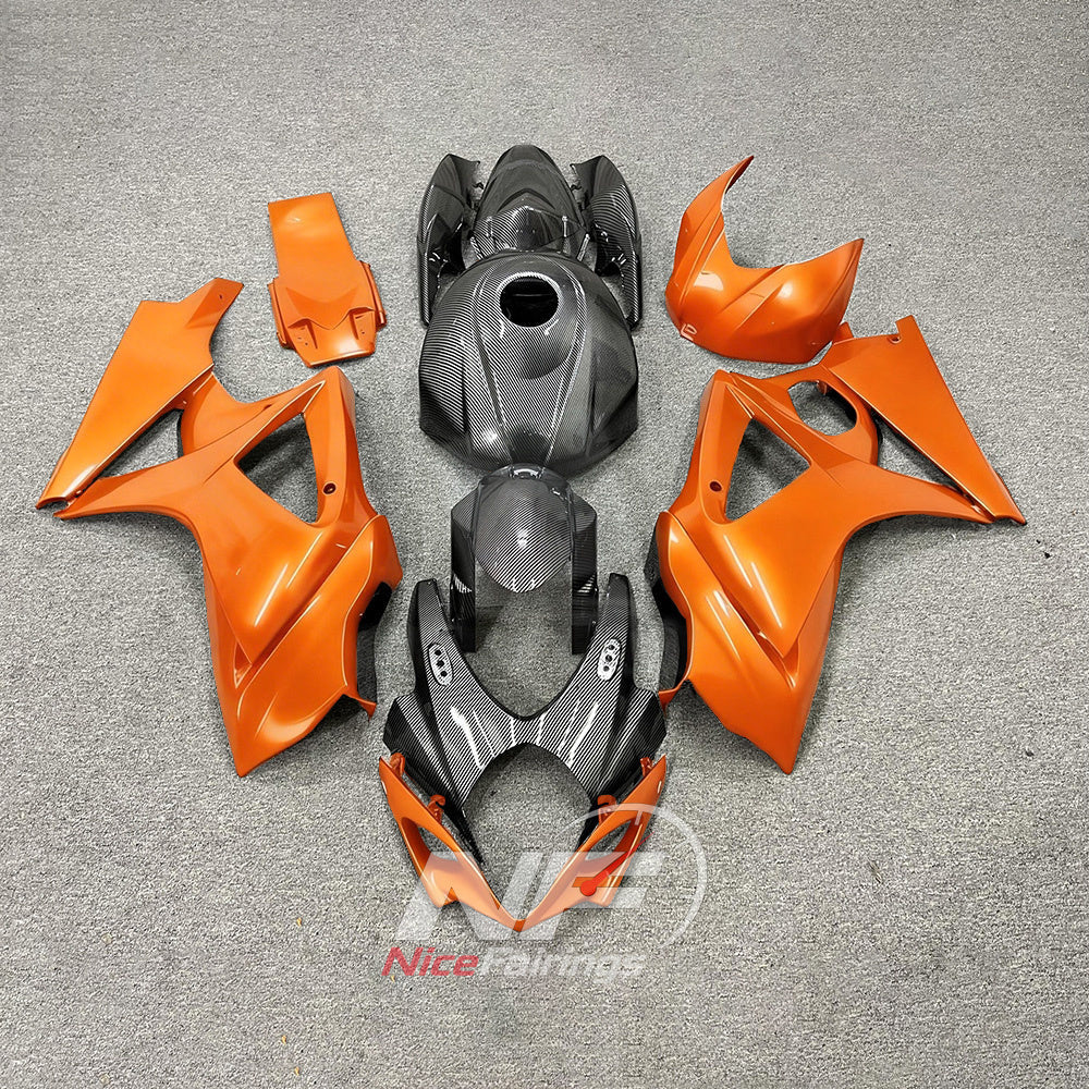 Aftermarket Sportbike Cowling Set Fits Suzuki GSX-R1000 2007-2008 | NiceFairings - paint design NO.9 option image