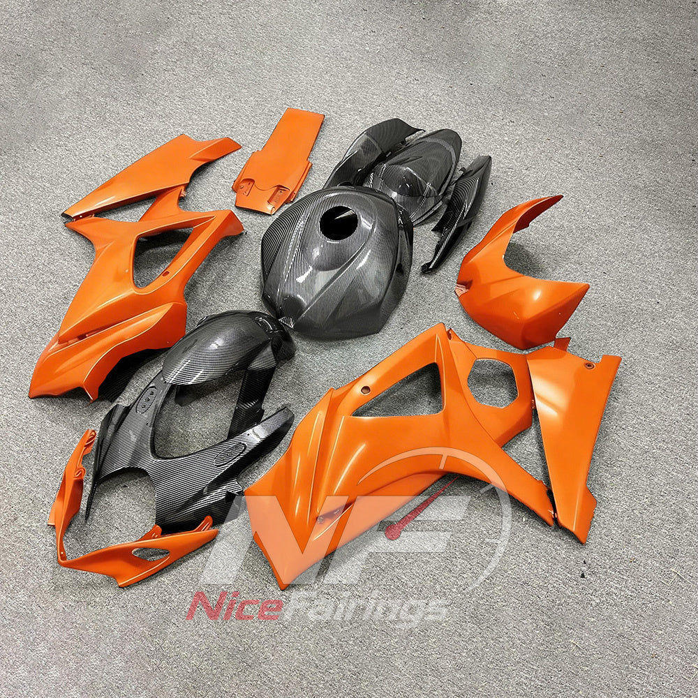 Aftermarket ABS Body Panel Kit Fits 2007-2008 Suzuki GSX-R1000 | NiceFairings - side angle image