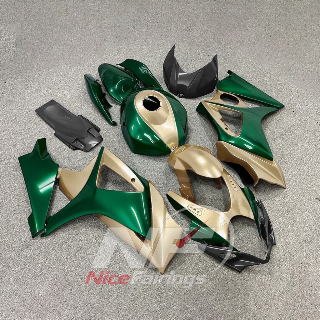 Cowling Panel Set Fits 2007-2008 Suzuki GSX-R1000 | NiceFairings - side angle image