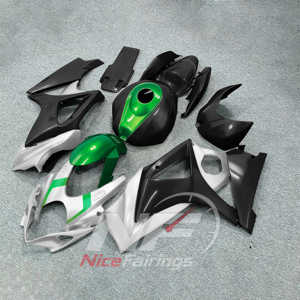 Aftermarket Injection-Molded Cowling Set Fits Suzuki GSX-R1000 2007-2008 | NiceFairings - front angle image