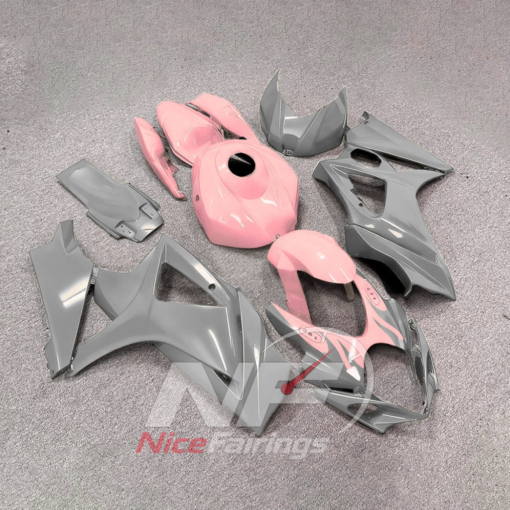 Custom-Painted ABS Plastic Body Panel Set Fits 2007-2008 Suzuki GSX-R1000 | NiceFairings - side angle image