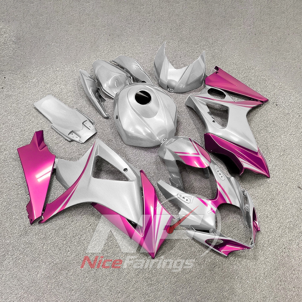 Aftermarket Motorcycle Cowling Kit Compatible with Suzuki GSX-R1000 2007-2008 | NiceFairings - side angle image