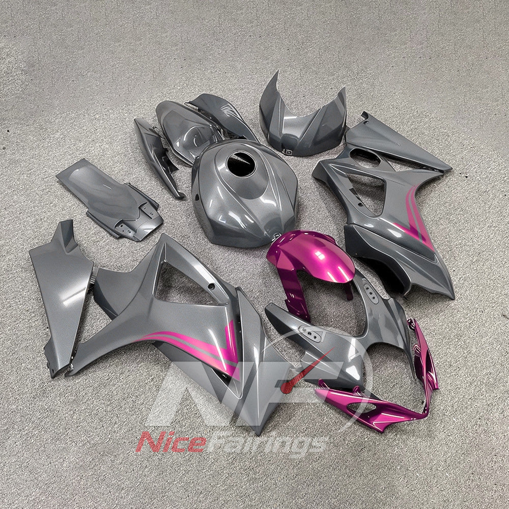 Replacement Sportbike Cowling Set Fits Suzuki GSX-R1000 2007-2008 | NiceFairings - side angle image