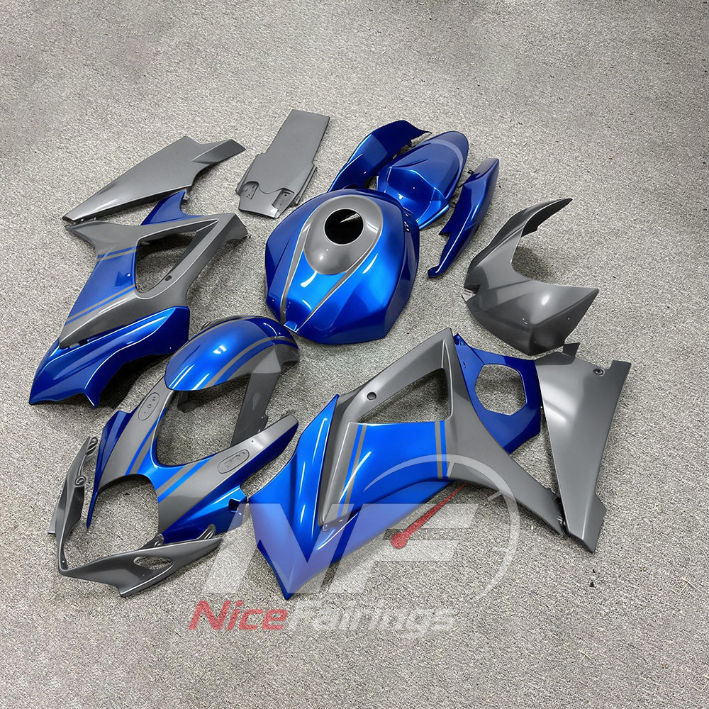 Injection-Molded Panel Kit Compatible with Suzuki GSX-R1000 2007-2008 | NiceFairings - side angle image