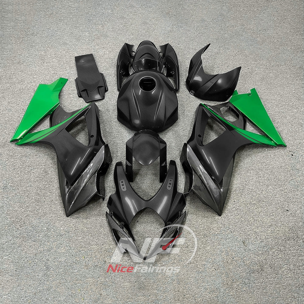Aftermarket ABS Cowling Set Fits Suzuki GSX-R1000 2007-2008 | NiceFairings - paint design NO.4 option image