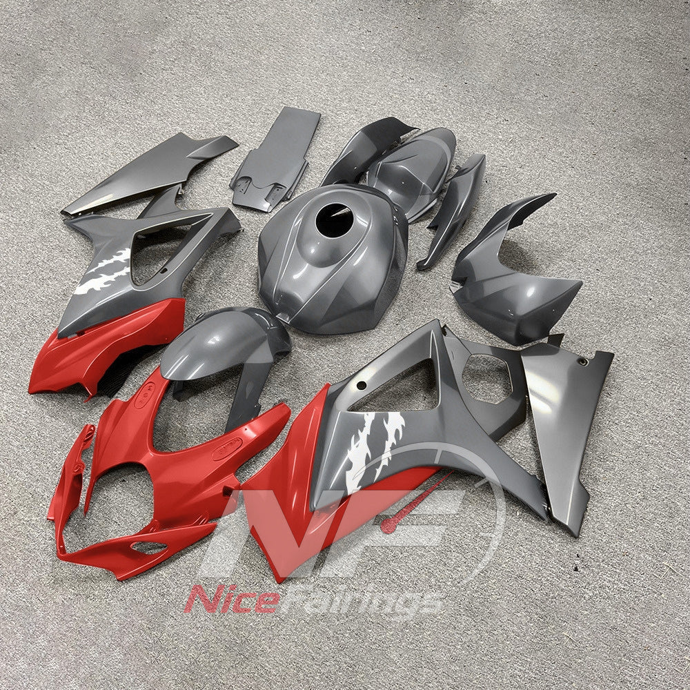 Custom-Painted Motorcycle Fairing Panel Set Fits Suzuki GSX-R1000 2007-2008 | NiceFairings - front angle image