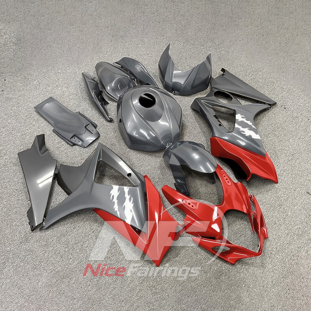 Custom-Painted Motorcycle Fairing Panel Set Fits Suzuki GSX-R1000 2007-2008 | NiceFairings - side angle image