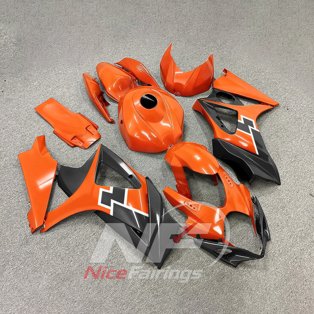 Aftermarket ABS Cowling Panel Kit Fits 2007-2008 Suzuki GSX-R1000 | NiceFairings - front angle image