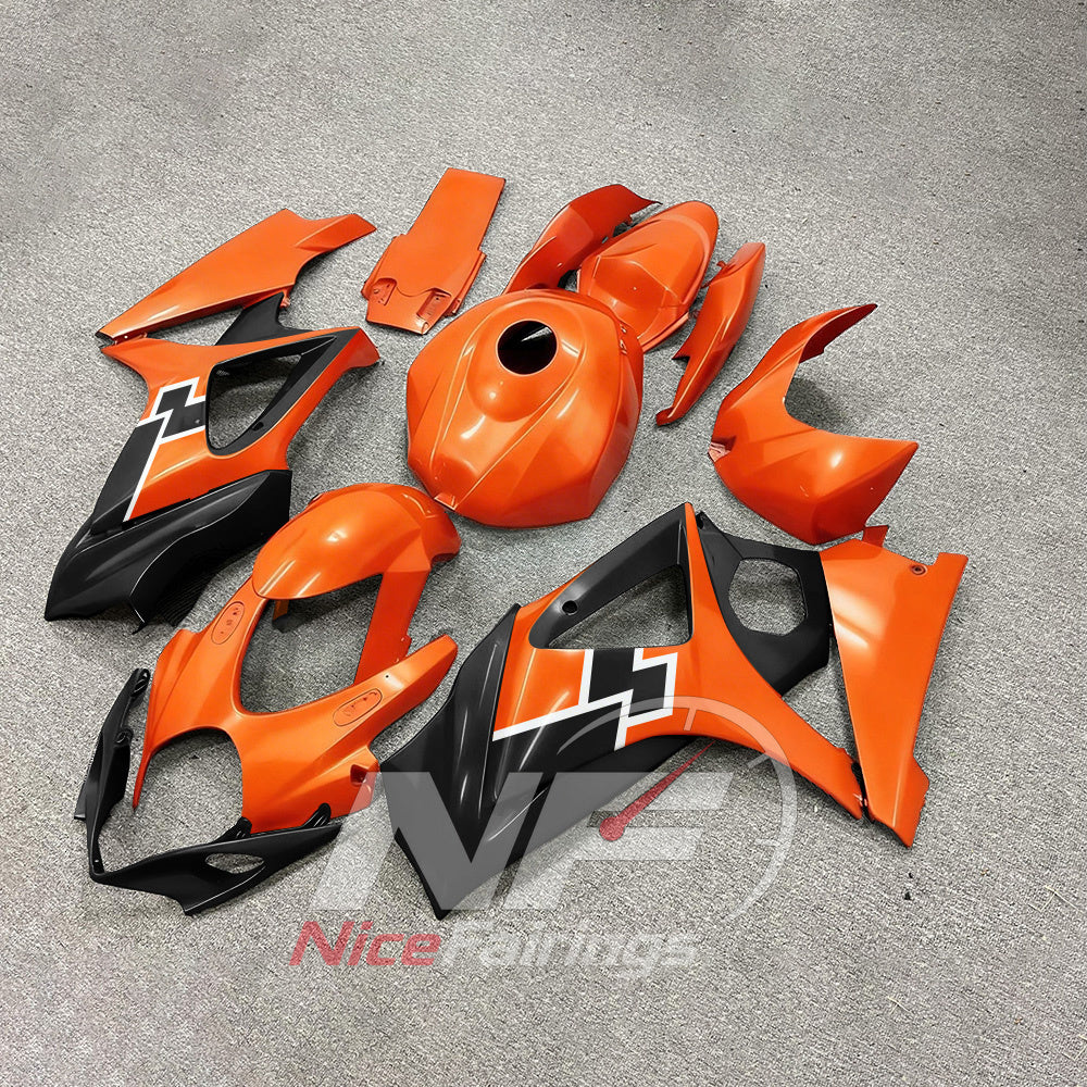 Aftermarket ABS Cowling Panel Kit Fits 2007-2008 Suzuki GSX-R1000 | NiceFairings - side angle image
