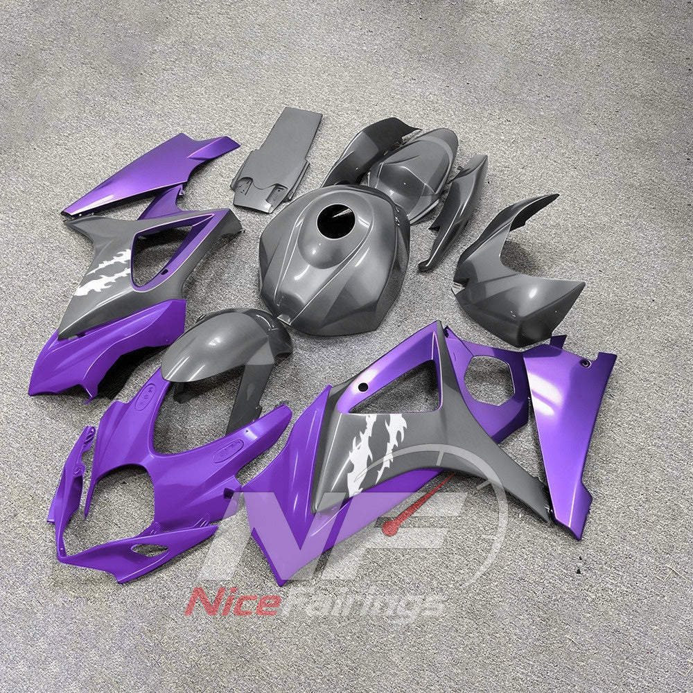 Injection-Molded Fairing Set Fits 2007-2008 Suzuki GSX-R1000 | NiceFairings - front angle image