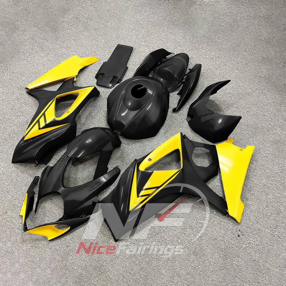 Aftermarket ABS Plastic Bodywork Kit Fits Suzuki GSX-R1000 2007-2008 | NiceFairings - side angle image