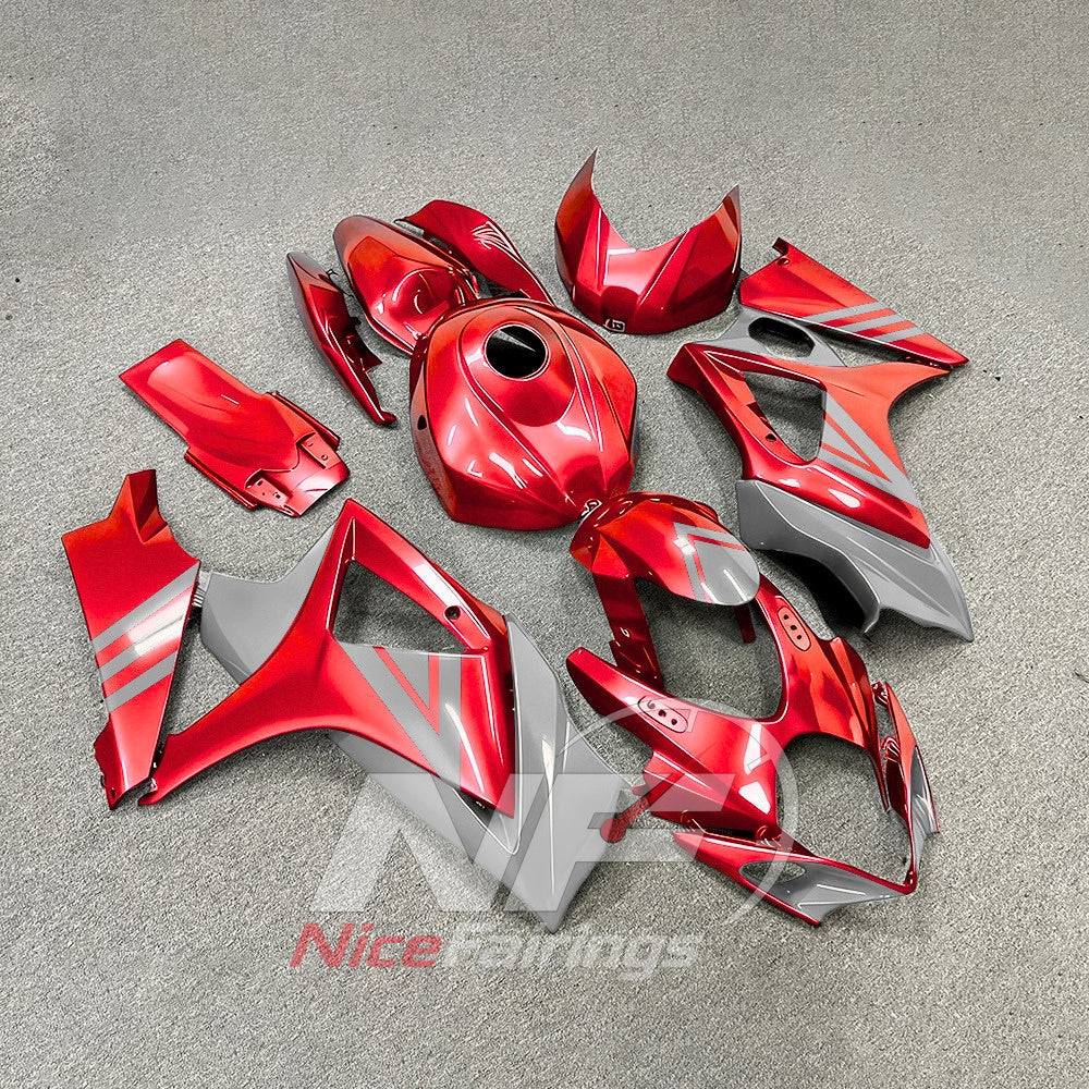 ABS Plastic Cowling Kit Fits Suzuki GSX-R1000 2007-2008 | NiceFairings - side angle image