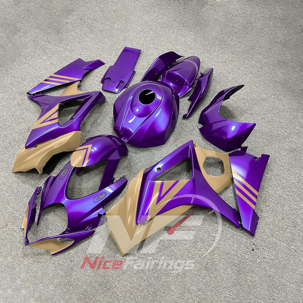 Custom-Painted Sportbike Fairing Set Fits 2007-2008 Suzuki GSX-R1000 | NiceFairings - front angle image