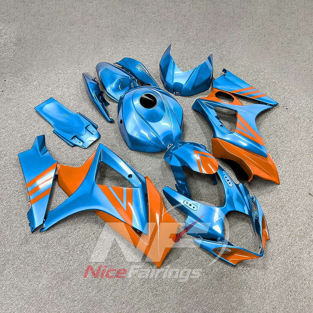 Aftermarket Motorcycle Bodywork Kit Compatible with Suzuki GSX-R1000 2007-2008 | NiceFairings - side angle image