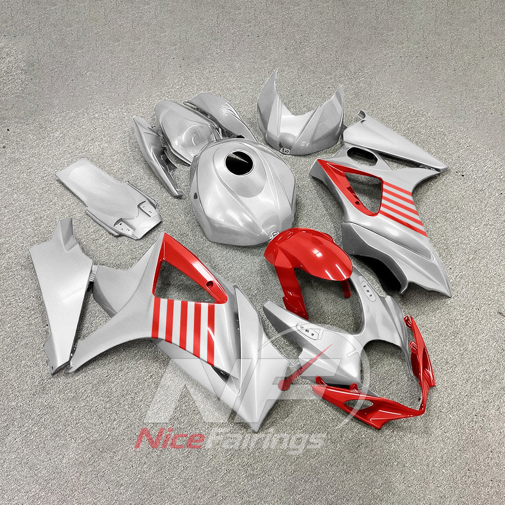 Painted ABS Plastic Body Panel Set Fits Suzuki GSX-R1000 2007-2008 | NiceFairings - side angle image