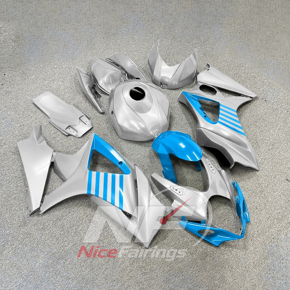 Motorcycle Cowling Kit Fits 2007-2008 Suzuki GSX-R1000 | NiceFairings - side angle image