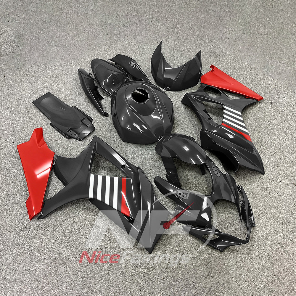 Custom-Painted Sportbike Cowling Set Compatible with Suzuki GSX-R1000 2007-2008 | NiceFairings - front angle image