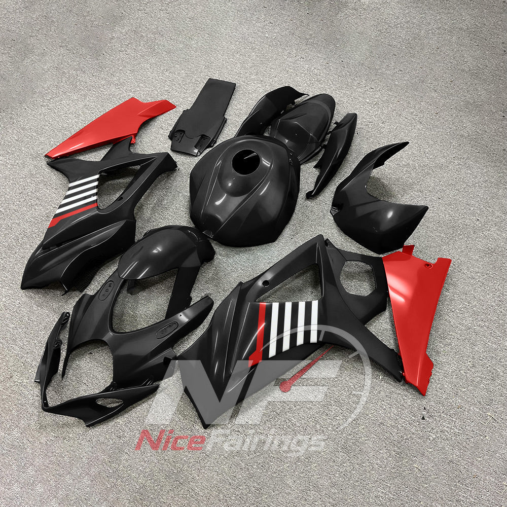 Custom-Painted Sportbike Cowling Set Compatible with Suzuki GSX-R1000 2007-2008 | NiceFairings - side angle image