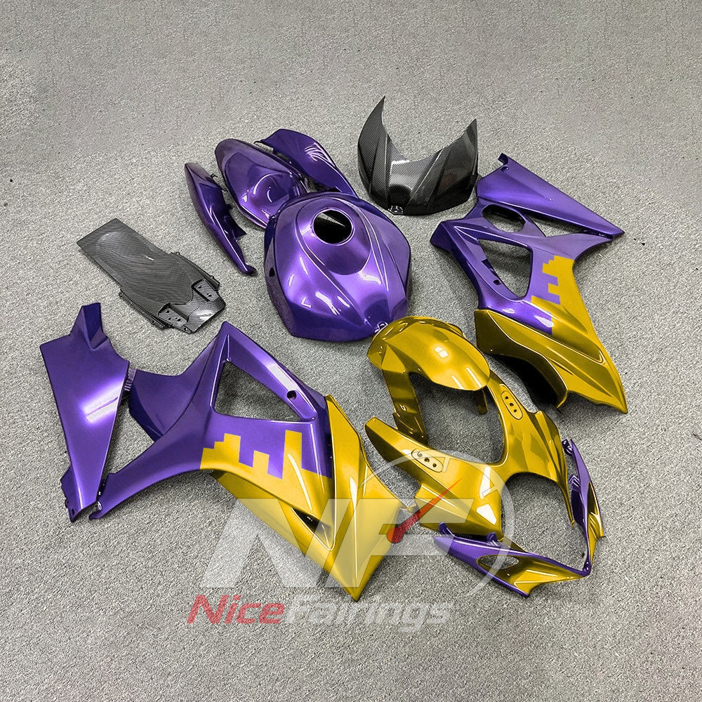 Aftermarket ABS Injection Fairing Kit Compatible with Suzuki GSX-R1000 2007-2008 | NiceFairings - side angle image