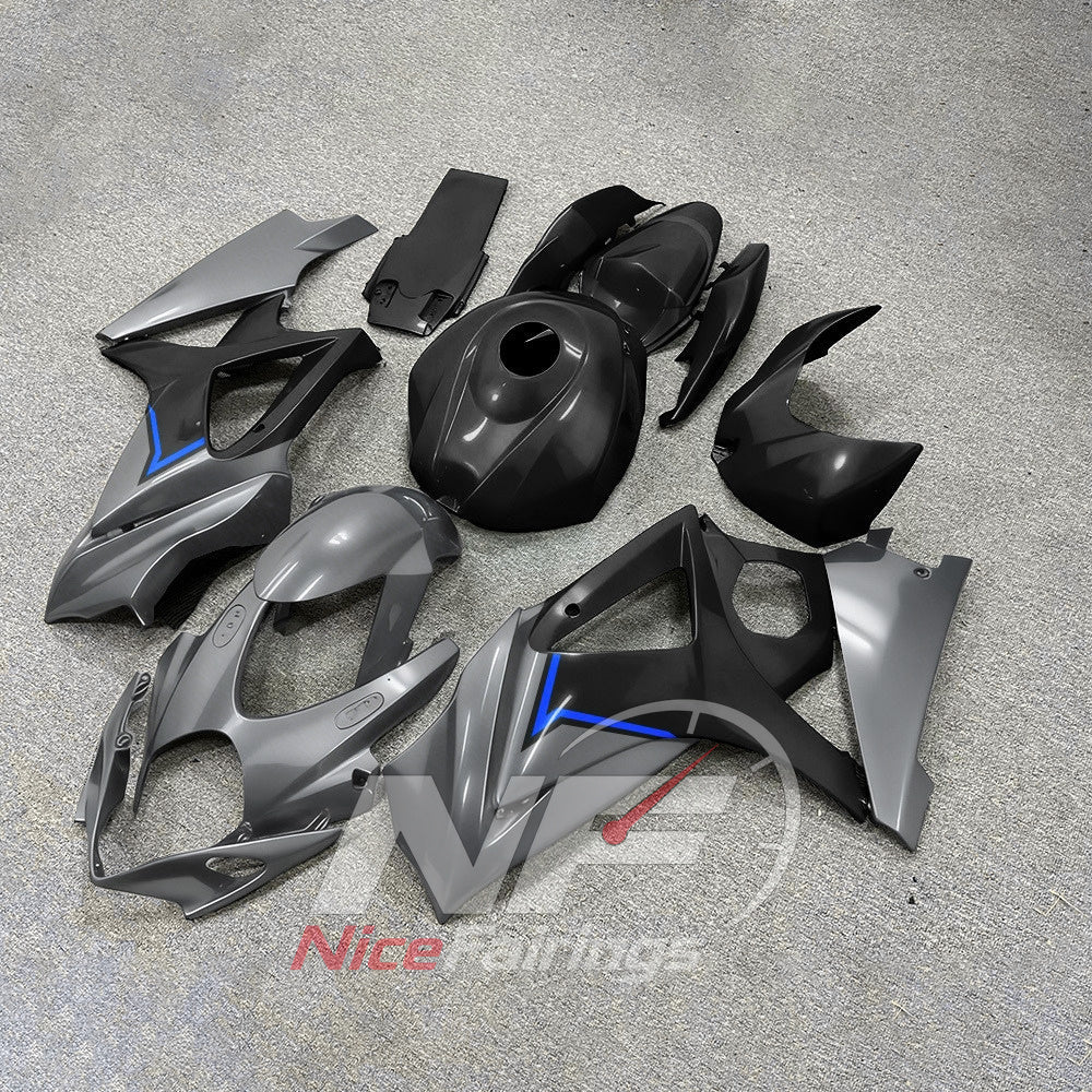 ABS Plastic Bodywork Kit Compatible with Suzuki GSX-R1000 2007-2008 | NiceFairings - front angle image