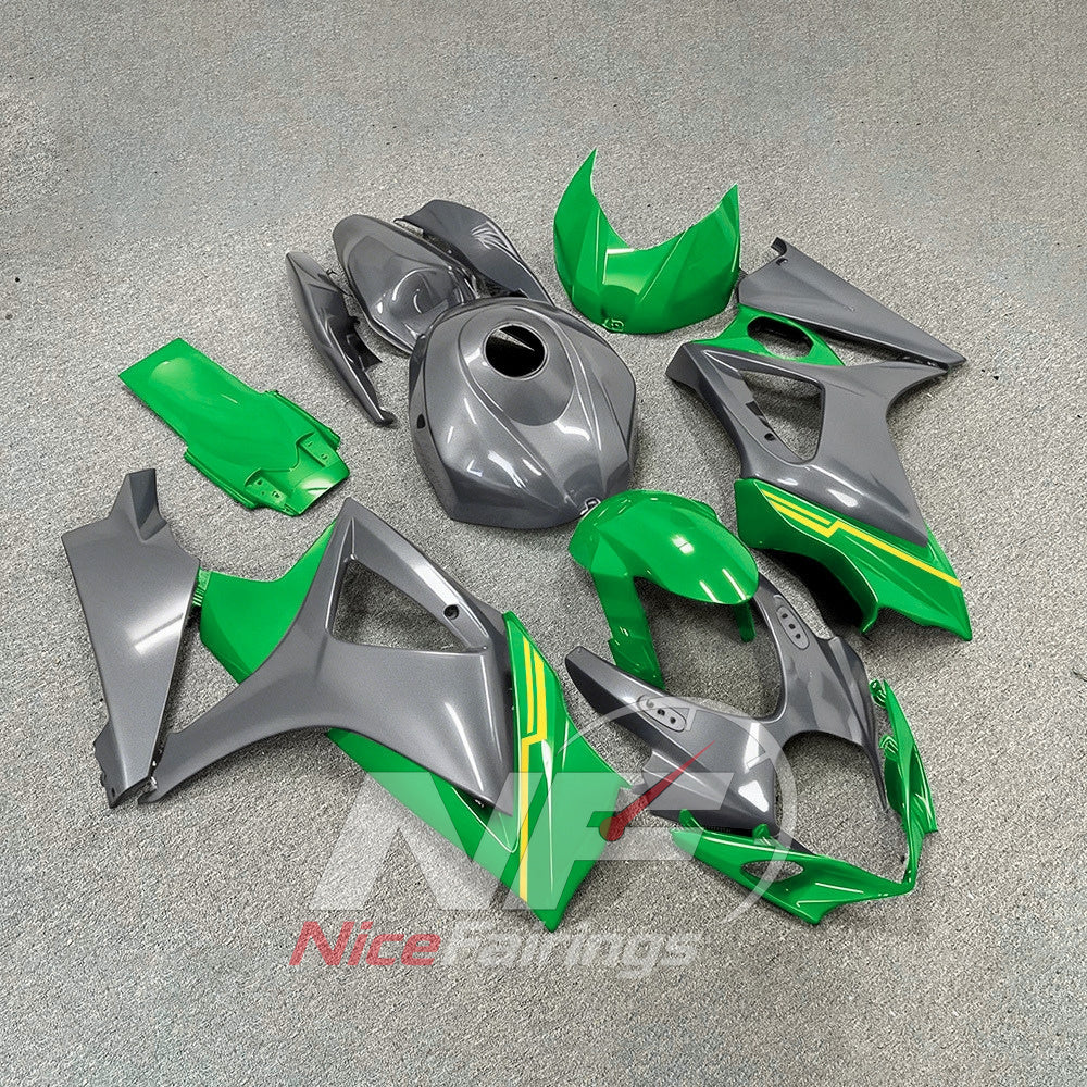 Replacement ABS Plastic Cowling Kit Compatible with Suzuki GSX-R1000 2007-2008 | NiceFairings - side angle image
