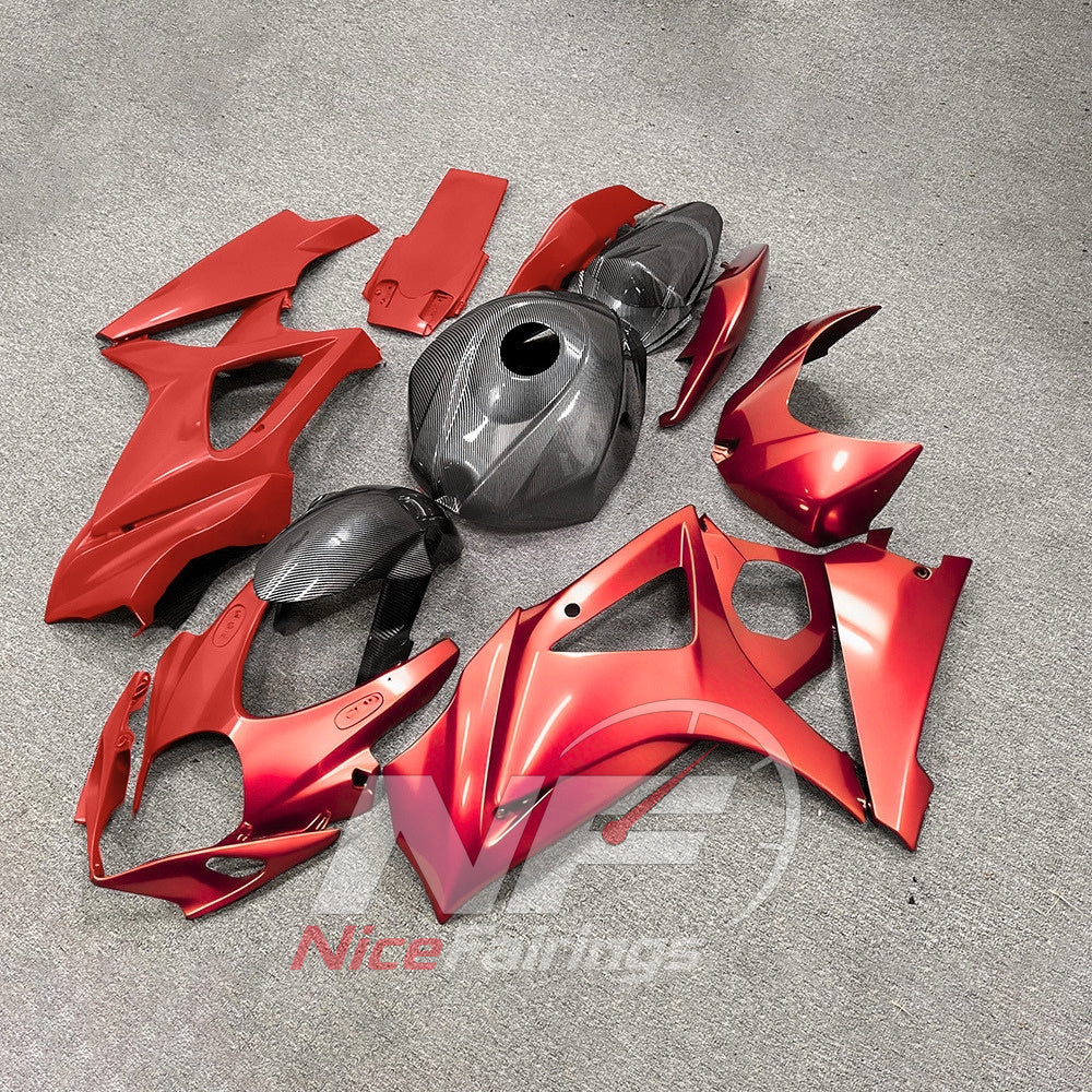 Custom-Painted Motorcycle Cowling Kit Compatible with Suzuki GSX-R1000 2007-2008 | NiceFairings - front angle image