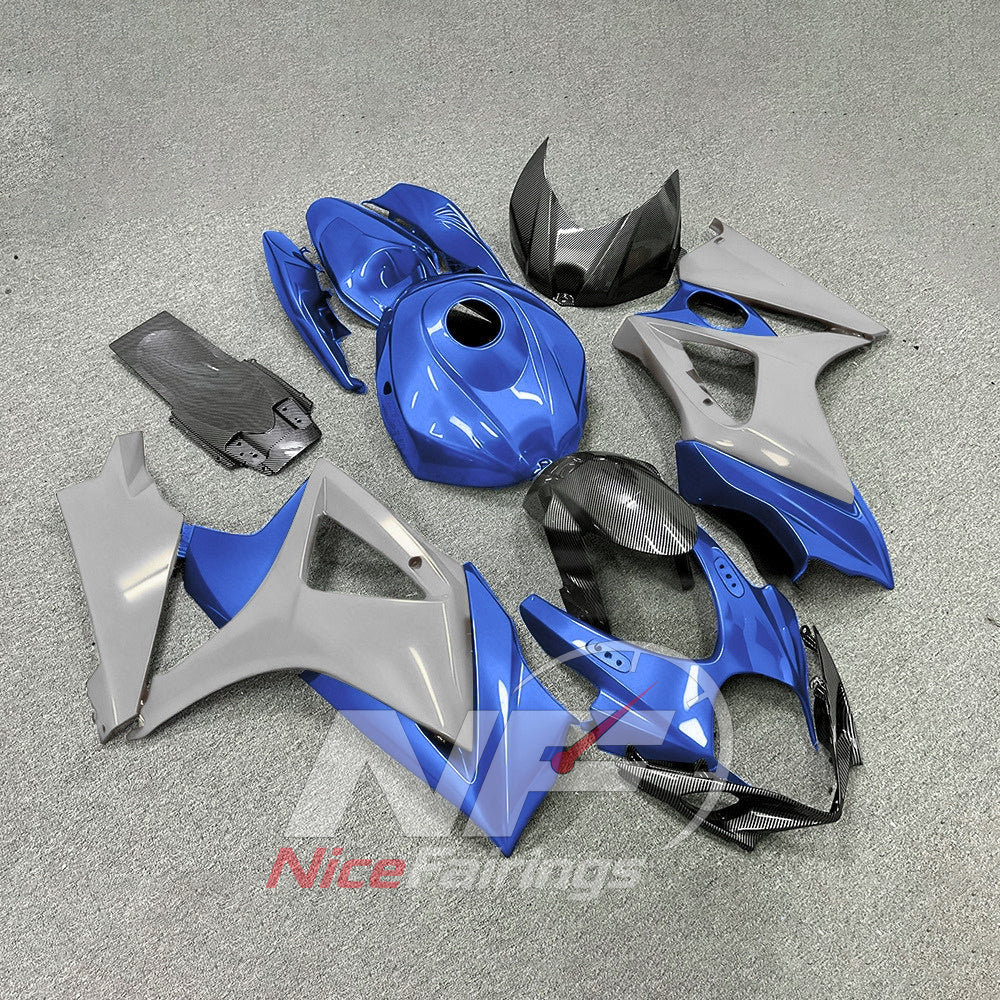 Custom-Painted Injection-Molded Fairing Set Compatible with Suzuki GSX-R1000 2007-2008 | NiceFairings - side angle image