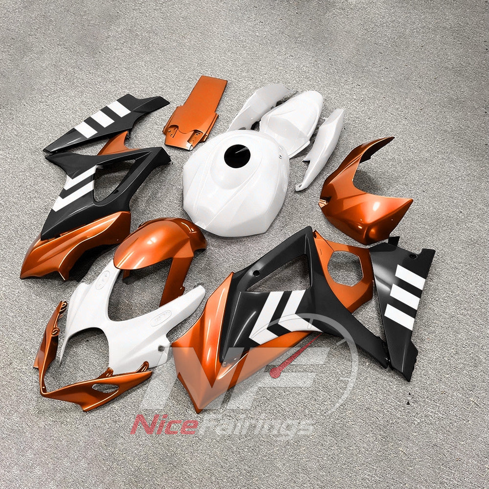 Custom-Painted Cowling Panel Set Compatible with Suzuki GSX-R1000 2007-2008 | NiceFairings - front angle image
