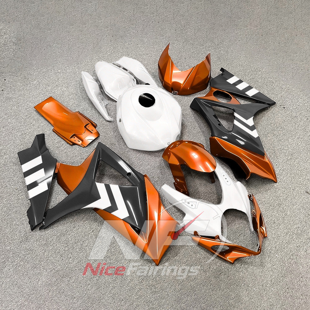 Custom-Painted Cowling Panel Set Compatible with Suzuki GSX-R1000 2007-2008 | NiceFairings - side angle image