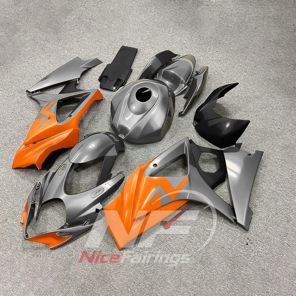 Painted ABS Body Panel Kit Compatible with Suzuki GSX-R1000 2007-2008 | NiceFairings - front angle image