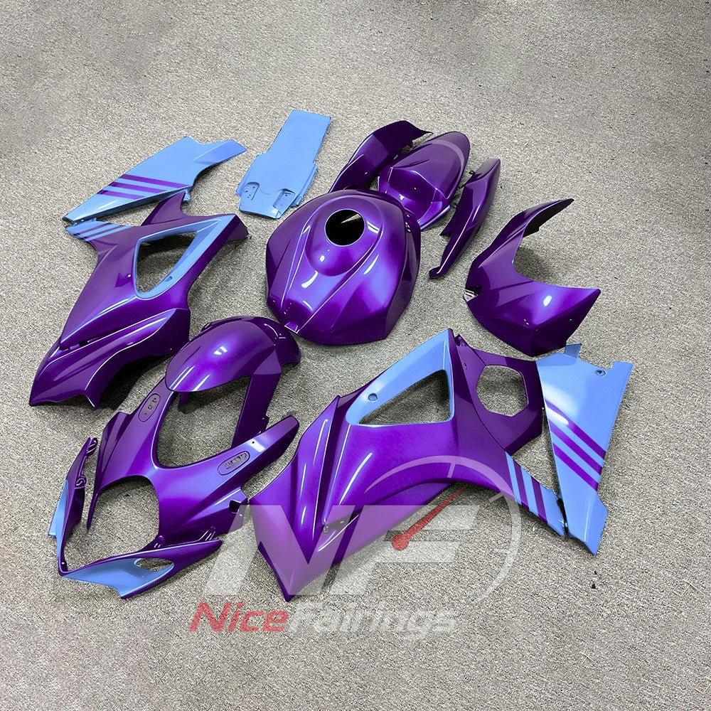 Custom-Painted ABS Plastic Fairing Set Fits 2007-2008 Suzuki GSX-R1000 | NiceFairings - front angle image