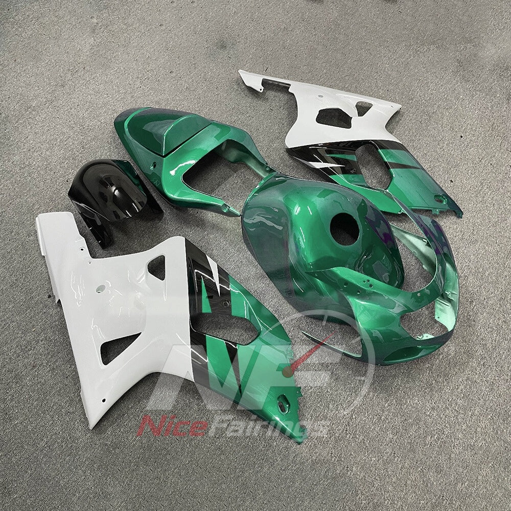 Bodywork Kit Fits SUZUKI GSX-R600 GSX-R750 K1 2001-2003 - ABS Plastic Split-Panel Graphic | NiceFairings - side angle image