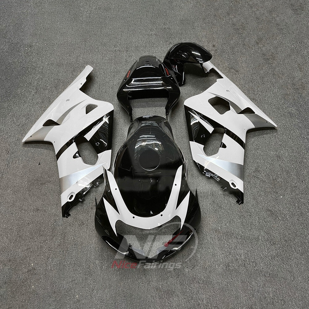 Plastic Cowling Kit Fits SUZUKI GSX-R600 GSX-R750 K1 2001-2003 - ABS Two-Tone Layout | NiceFairings - main product image