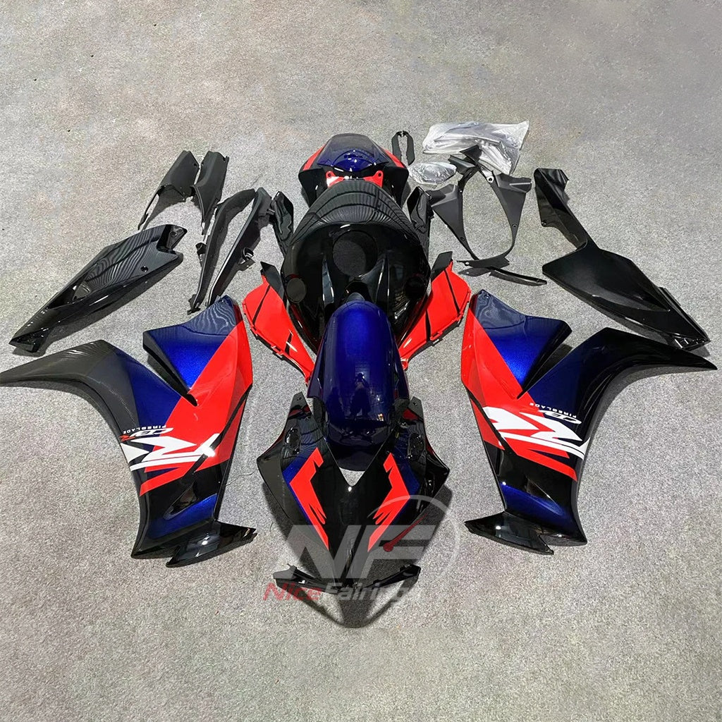 Replacement White Cowling Panel Set Fits HONDA CBR1000RR 2012-2016 | NiceFairings - paint design NO.5 option image