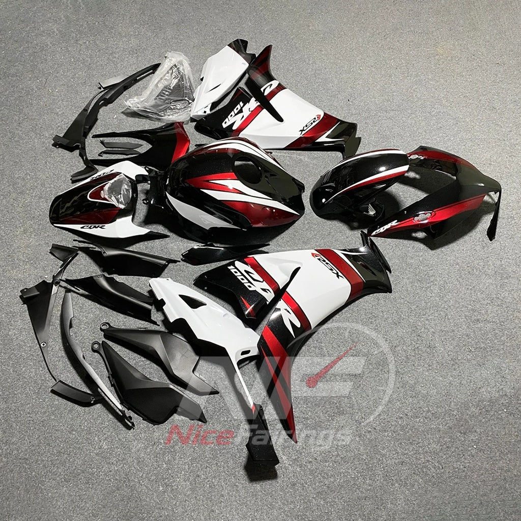 Replacement Injection-Molded Cowling Set Fits HONDA CBR1000RR 2012-2016 | NiceFairings - side angle image