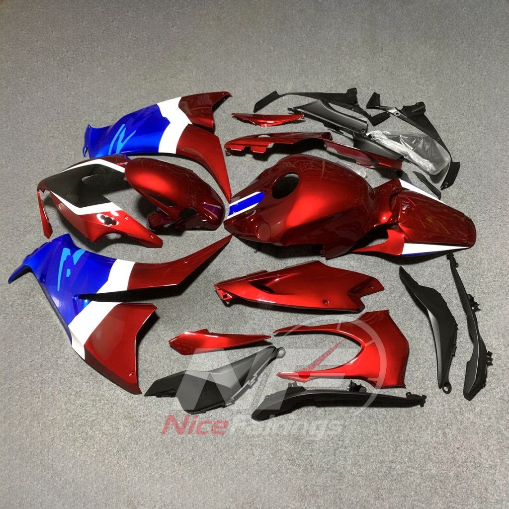 Red Sportbike Fairing Set Fits HONDA CBR1000RR 2012-2016 | NiceFairings - front angle image