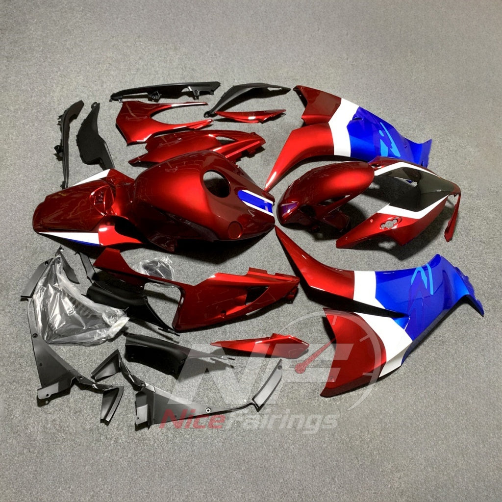 Red Sportbike Fairing Set Fits HONDA CBR1000RR 2012-2016 | NiceFairings - side angle image