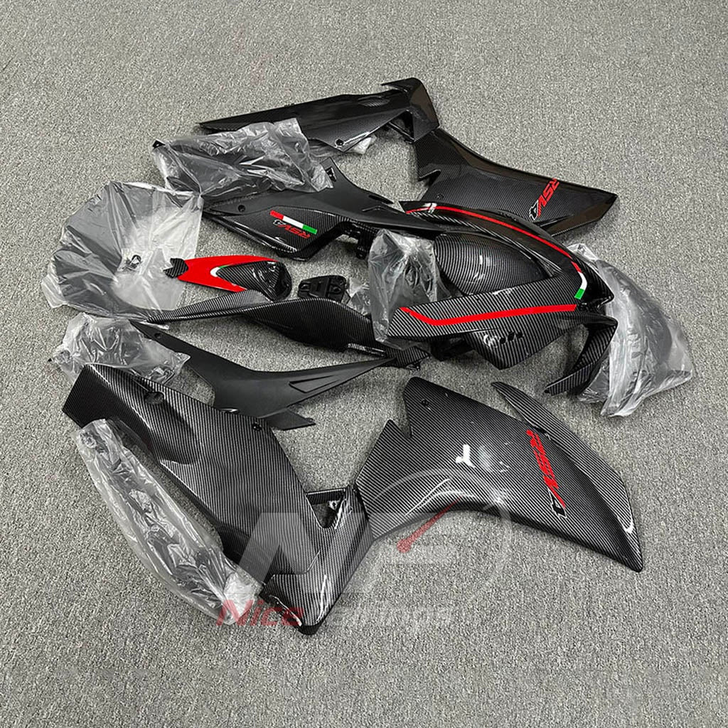 Custom Fairings Fit 2009-2014 APRILIA RSV4 1000 - ABS Plastic Bodywork - Charcoal Red | NiceFairings - front angle image