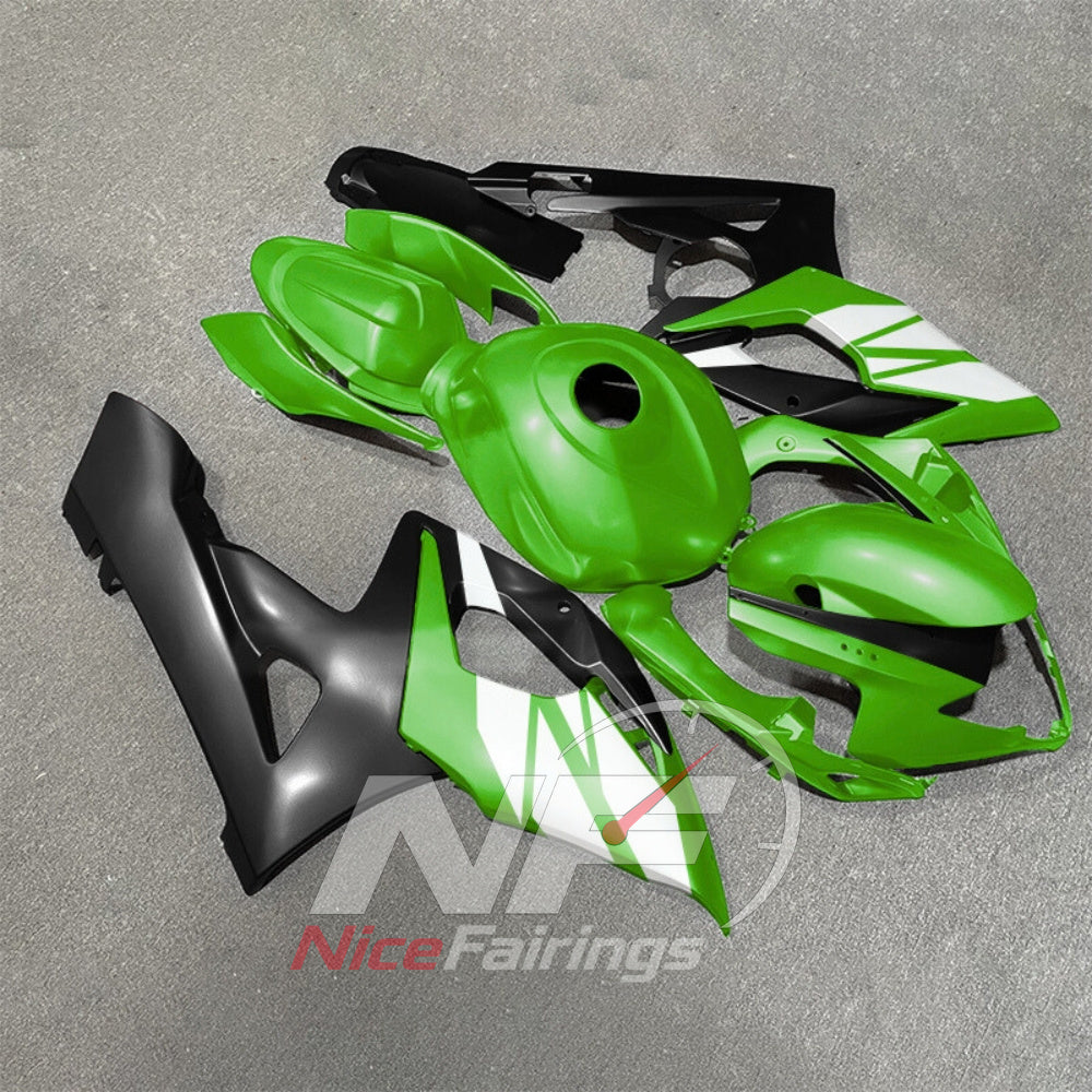 Premium Green ABS Cowling Set Fits 2005-2006 SUZUKI GSX-R1000 K5 | NiceFairings - front angle image
