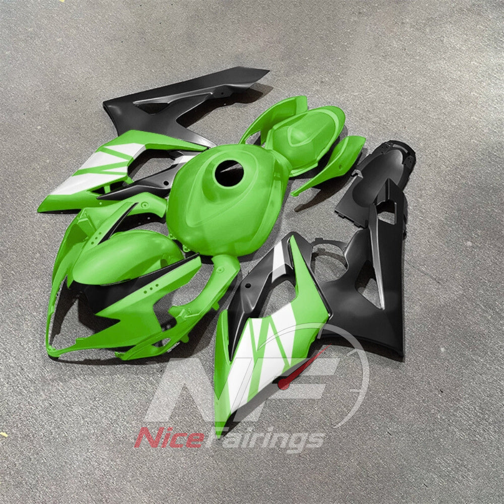 Premium Green ABS Cowling Set Fits 2005-2006 SUZUKI GSX-R1000 K5 | NiceFairings - side angle image