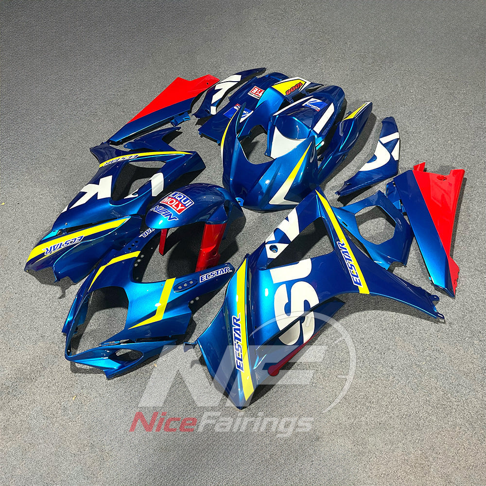 Motorcycle Fairing Panel Set Fits Suzuki GSX-R1000 2007-2008 | NiceFairings - side angle image