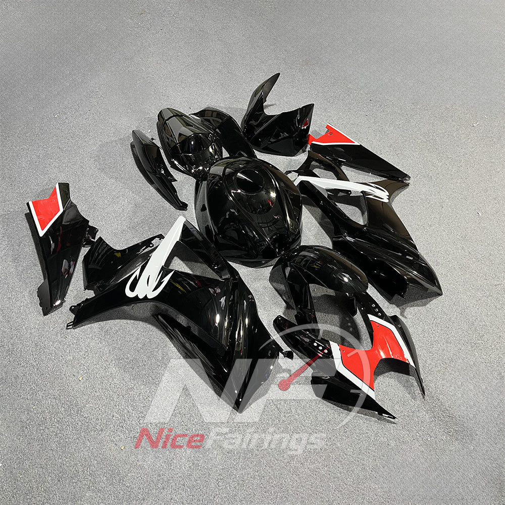 Replacement ABS Bodywork Set Fits 2007-2008 Suzuki GSX-R1000 | NiceFairings - front angle image