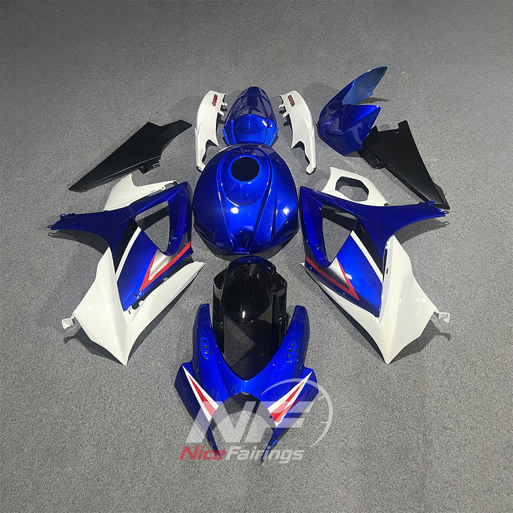 Painted Injection-Molded Panel Kit Compatible with Suzuki GSX-R1000 2007-2008 | NiceFairings - main product image