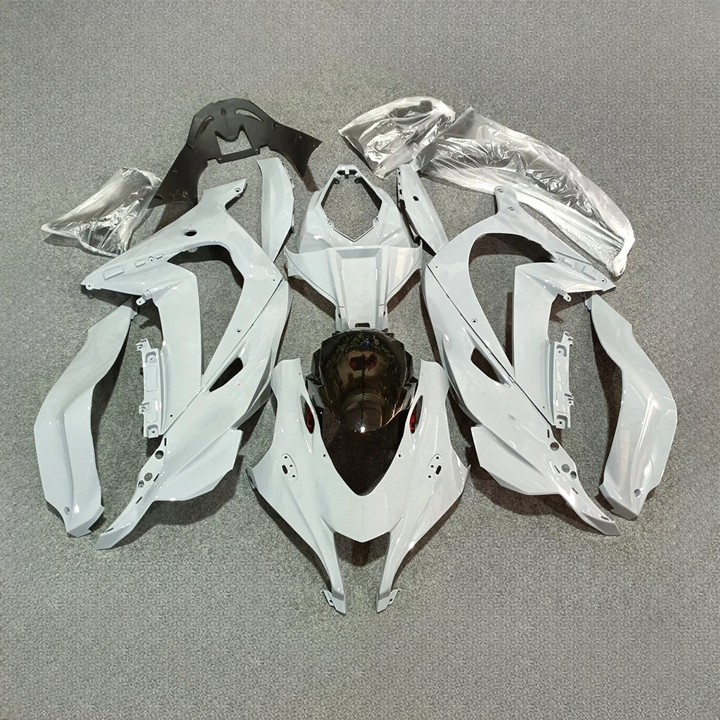 For Kawasaki ZX10R 2016-2020 ( ) Carbon Fiber Aftermarket Full Set Custom Color Pain Fairings Kit | NiceFairings - paint design NO.2 option image