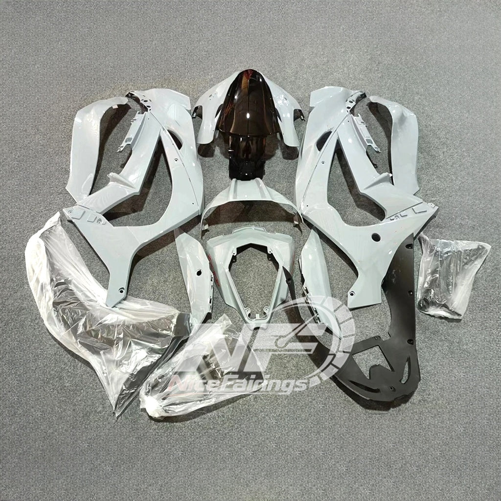 For Kawasaki ZX10R 2016-2020 2020 Carbon Fiber Custom Painted Match OEM Color 100% P Fairings Kit | NiceFairings - rear angle image