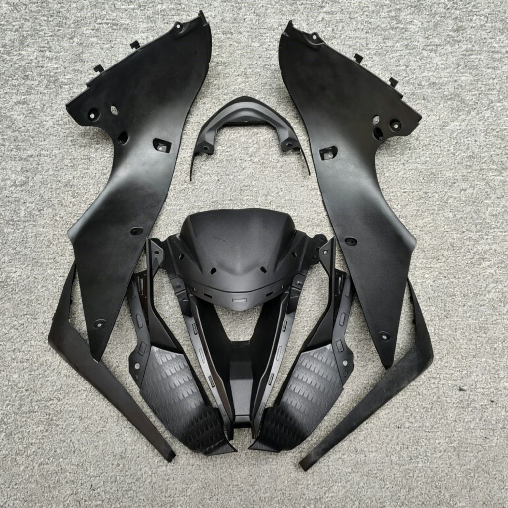 Aftermarket Green Cowling Panel Set Fits KAWASAKI ZX6R 2013-2018 | NiceFairings - accessories image